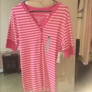 Pink white tunic Gitano xl